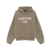 [Fear Of God Essentials] Fear Of God Essentials Logo-print Hoodie XXL GREEN