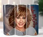 Reba McEntire Tumbler 20oz Stainless Steel Skinny Straw Insulated Cup Mug