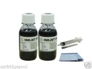 Refill Black ink kit for HP 27 28 Deskjet 3420 3425 Designjet 2500c 2500CP 8oz/s