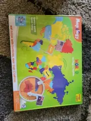Mapology World Jigsaw Puzzle with Flags & Capitals-Gift For Kids 5 yrs & Above