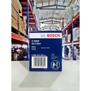 『油工廠』Bosch 機油芯 O 0009 凌志/豐田 ES350 GS IS RX Camry RAV4 機油濾芯