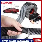 2M Carbon Fiber Car Sticker Door Sill Scuff Anti Scratch Protection Tape pro (for: Porsche)
