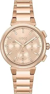 [Hugo Boss] Women's One 1502678 Quartz Watch, Carnation Gold, 38 mm Case Diameter