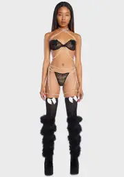 [Forplay] Laid In Pearls Lingerie Set