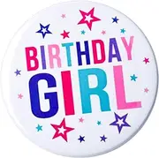 [Borhmty] Happy Birthday Pin for Boys Girls Birthday Button Pins Badge for Girls Birthday Girls Birthday Boys Pin for Boys Girls