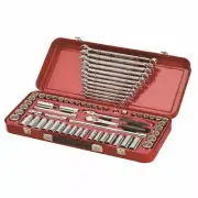 Sidchrome Metric / AF Socket / Wrench Set - 68 Piece ** Special Order **