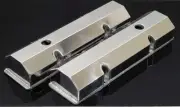 FABRICATED ALUMINIUM ROCKER VALVE COVERS SBC CHEV DRAG HOTROD SHEETMETAL