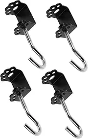 Outanaya 4pcs Desk Storage Hook Heavy Duty Purse Hanger for Table Portable Bag Hook for Office School Easy Setup No Tools Required for Students Professionals