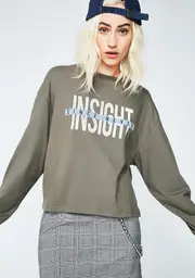 [Insight] Strike Through Long Sleeve Tee