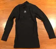 New McDavid Premium Longsleeve Compression Shirt, Model 894Y, Youth, Black