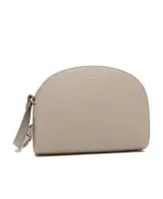 Zipper shoulder bag One size Nude