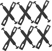 Anneome 100 Sets Box Cardboard Box Handles Plastic Grab Handle for Easy Lifting Moving Heavy Duty Construction Versatile Use for Home Office Modern Design for All Decor