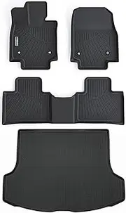 WAYIDSS Floor Mats & Trunk Mat Compatible for 2023 2024 2025 Lexus RX RX350 RX350h RX500h (Not for RX450h & PHEV), TPE All Weather Protection Car Floor Liners with Cargo Liner Accessory