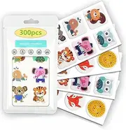 300PCS Mosquito Patches Stickers for Kids and Adult, All Natural Citronella Essential Oil, Ideal for Outdoors, Outer Space + Dinosaurs + Animals