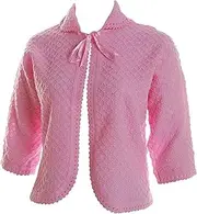 [Lady Olga] Women's Knitted Front Tie Bed Jacket Bolero Style