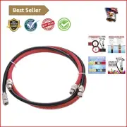 Durable 6-Foot Air and Fluid Hose Set with Nylon Barrier - Master Elite Series
