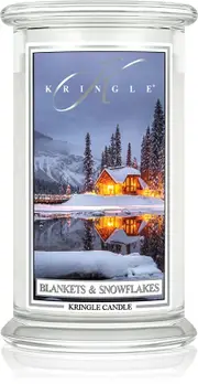 Kringle Candle Blankets & Snowflakes scented candle 624 g