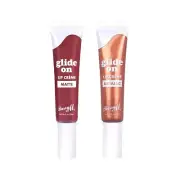 NEW & Sealed Barry M Glide On Lip Creme Duo Rich Bronze & Lavish Purple RRP £12