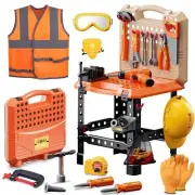 Kids Tool Bench Set,MAGIC4U 95PCS Toddler Tool Workbench with Electronic Dril...