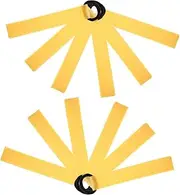 [Happyyami] Pompoms Strap Name Lanyard Polyester Name Tag for Cheer Bag Cheerleading Stuff Black Cheerleader Name Tags