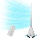 Bladeless Tower Fan with Remote, 80° Oscillating Air Circulator Fan, 9 Spee
