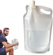 Water Bag for Hiking - Hydration Bag, Reusable Water Carrier for Outdoor | Lightweight Water Storage for Hiking, BPA Hydration Bladder, Easy to Fill Hydration Backpack for Backpacking