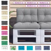 Pallet Cushion Water-Repellent Sofa Cushion Seat Pad Garden Fabric vidaXL