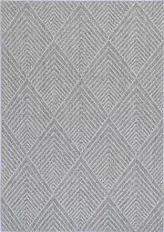 Vanuatu Menapi Ash Geometric Flatweave Rug