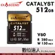 Exascend Catalyst UHS-II V60 電影級 記憶卡 512GB 讀280MB 寫150MB 防水 極耐用
