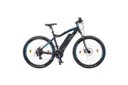 NCM Moscow Electric Mountain Bike, E-Bike, 250W, E-MTB, 48V 13Ah 624Wh Battery [Black 27.5]