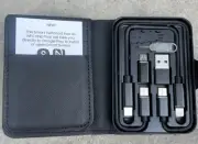 Samsung OEM Leather Smart Switch Kit for IOS Phone Data Transfer Black New