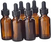 Baluue 8pcs Brown Glass Essential Oil Bottle with Dropper Containers for Women Travel-Friendly Decorative Oil Dispenser Stylish Design for Perfumes