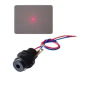 100pc 650nm Dot Laser Module 4.5V Laser Head Plastic Gyroscope Module 11.8x8.2mm