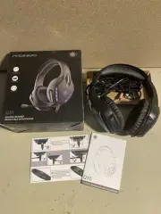 2025 US Phoinikas Q10 Black Bluetooth Gaming Headset Professional Pro Microphone