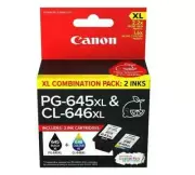 2 Canon PG645XL CL646XL Standard Ink MG2460, MG2960, MG2960 etc - New Stock!