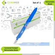 Cynamed Scalpel Retractable Blade & Measurement Scales For Craft Surgical Dental