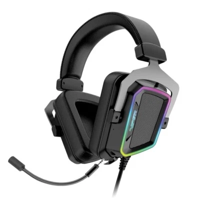 Patriot V380 7.1 Surround Sound PC Gaming Headset w. Detachable ENC MIC Full RGB