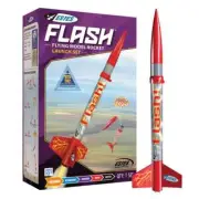 ESTES FLASH Flying Model Rocket E2X Launch Set #1478 Easy-To-Assemble Open Box