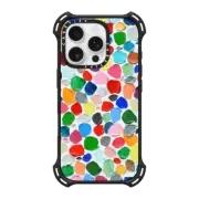 iPhone 16 Pro Bounce Case MagSafe Compatible Polka Daub Pebbles