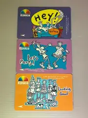 Singapore Singtel GPT Phonecard, Konica Fido Dido 6SKN, New Unused set of 3 Card