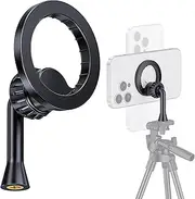 Magnetic Tripod Holder Mount Adapter for MagSafe, iPhone Tripod Mount With 1/4" Screw Hole, Compatible With iPhone 16/15/14/13 Series