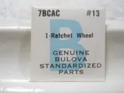 Bulova 7BCAC - Watch Part #13 - Ratchet Wheel - Factory Replacement / Repair