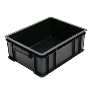 防靜電周轉箱電子元件盒esd零件物料箱塑料黑色導電箱子養龜
