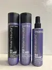 Matrix So Silver trio set-Shampoo/Conditioner/Toning leave-in spray