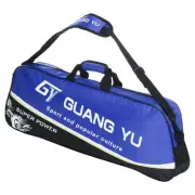 3 Racquet Tennis Badminton Racket Bag Waterproof Carrying Bag with Strap Blue