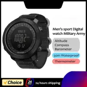 Mens Smart Watch Altimeter Barometer Pedometer Digital Smartwatch Waterproof 50m