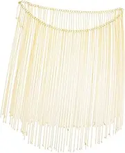 [LIFKOME] 1pc Stylish Metal Waist Chain with Unique Tassel Design for Nightclub and Casual Occasions Premium Quality and Durable Fashion Accessory for Dresses and Beach Parties