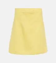 [Patou] Patou Tweed miniskirt AU 6 yellow