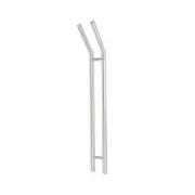 SATIN BRUSH 1200mm Push Pull Door Handle Pair - Bennett Series