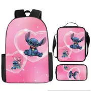 Stitch Backpack StarCraft Backpack Oxford Cloth Shoulder Bag Lunch Bag Pencil Bag 41-NMAOV